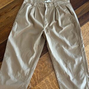 Madewell pleated pants 32